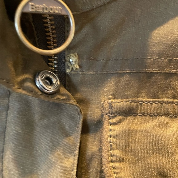 Barbour liberty rose waxed jacket (girls) - Picture 2 of 6